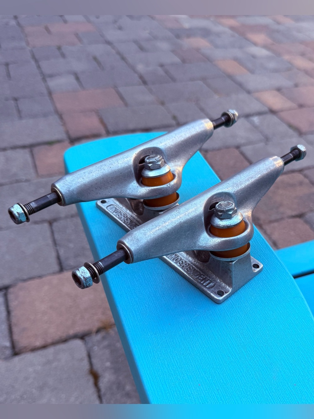 Vintage Stage 5 Independent 149 Skateboard Trucks 8.5” Axles Set of 2 USA Stamp